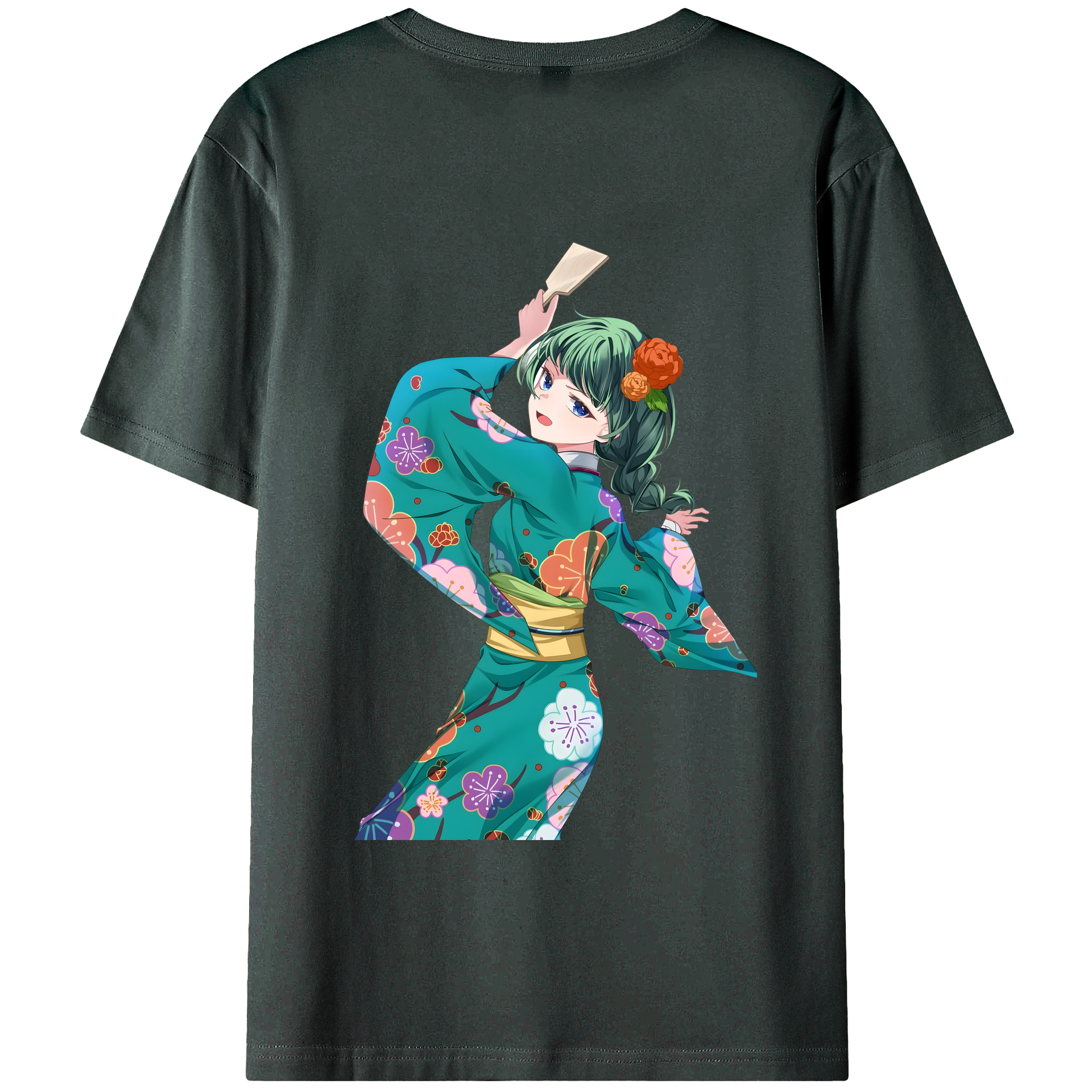 （画像用） 薬屋のひとりごと The Apothecary Diaries 綿100％ メンズ半袖Tシャツ（バックプリント） 通気性
